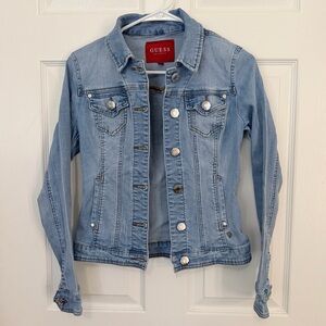 GUESS Women's Classic Blue Jean Jacket